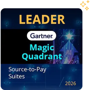 Gartner Magic Quadrant Leader for Source-to-Pay Suites 2026 badge