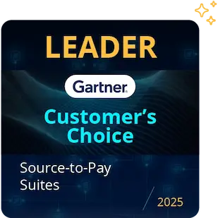 Gartner Customer's Choice Leader for Source-to-Pay Suites 2025 badge